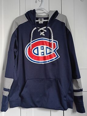 Montreal Canadiens NHL Pullover Hoodie Sz LG